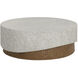 Leda 48 X 16.5 inch Warm Grey / Warm Brown Outdoor Coffee Table